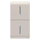 TASTO INTERCAMBIABILE PER PULSANTIERA CONNESSA ECO - 1 MODULO - NATURAL BEIGE SATINATO - CHORUSMART product photo