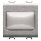 SPIA SPORGENTE - 12V ac/dc / 230V ac 50/60 Hz - OPALE - 2 MODULI - TITANIO - CHORUSMART product photo