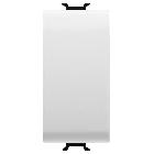 DEVIATORE UNIPOLARE 250V ac - 16AX - TASTO NEUTRO - 1 MODULO - BIANCO SATINATO - CHORUSMART product photo