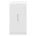 TASTO INTERCAMBIABILE PER COMANDI ASSIALI - CON DIFFUSORE - 1 MODULO - BIANCO SATINATO - CHORUSMART product photo