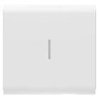 TASTO INTERCAMBIABILE PER COMANDI ASSIALI - CON DIFFUSORE - 2 MODULI - BIANCO SATINATO - CHORUSMART product photo