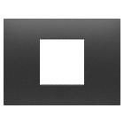 PLACCA EGO - IN TECNOPOLIMERO - 2 POSTI - NERO SATINATO - CHORUSMART product photo