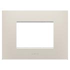 PLACCA EGO - IN TECNOPOLIMERO - 3 POSTI - NATURAL BEIGE - CHORUSMART product photo