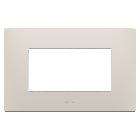 PLACCA EGO - IN TECNOPOLIMERO - 4 POSTI - NATURAL BEIGE - CHORUSMART product photo