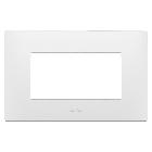 PLACCA EGO - IN TECNOPOLIMERO - 4 POSTI - BIANCO SATINATO - CHORUSMART product photo
