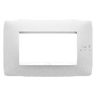PLACCA ONE - IN TECNOPOLIMERO - 4 POSTI - BIANCO - ANTIBATTERICO - CHORUSMART product photo