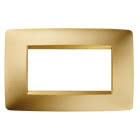 PLACCA ONE - IN TECNOPOLIMERO METALLIZZATO - 4 POSTI - ORO - CHORUS product photo