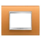 PLACCA LUX - IN VETRO - 3 POSTI - OCRA - CHORUS product photo