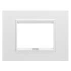 PLACCA LUX - IN METALLO - 3 POSTI - BIANCO MONOCHROME - CHORUS product photo
