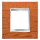 PLACCA LUX INTERNATIONAL - IN TECNOPOLIMERO FINITURA LEGNO - 2 POSTI - CILIEGIO - CHORUS product photo
