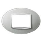 PLACCA ART - IN VETRO - 3 POSTI - GHIACCIO - CHORUS product photo