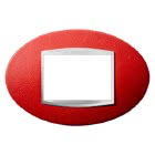 PLACCA ART - IN PELLE - 3 POSTI - RUBINO - CHORUS product photo