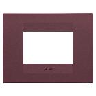 PLACCA GEO - IN TECNOPOLIMERO VERNICIATO - 3 POSTI - TUSCAN RED - CHORUSMART product photo