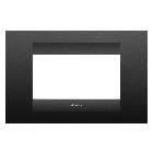 PLACCA GEO - IN TECNOPOLIMERO VERNICIATO - 4 POSTI - NERO SATINATO - CHORUSMART product photo