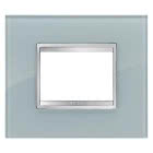 PLACCA FLAT - IN VETRO - 3 POSTI - AZZURRO SKY - CHORUS product photo