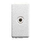 USCITA CAVO 1 POSTO - DIAMETRO 4 E 8 mm - 1 MODULO - SYSTEM WHITE product photo