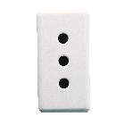 PRESA STANDARD ITALIANO 250V ac - 2P+T 10A -P11 - 1 MODULO - SYSTEM WHITE product photo