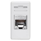 PRESA RJ45 - 4 COPPIE - CATEGORIA 5E - FTP - TOOLLESS - 1 MODULO - SYSTEM WHITE product photo