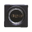 PORTALAMPADA E27 - MAX 40W - NERO - 2 MODULI - SYSTEM product photo