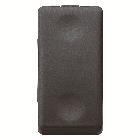 PULSANTE UNIPOLARE 250V ac - NA 10A - NEUTRO - 1 MODULO - SYSTEM BLACK product photo