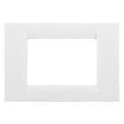 PLACCA VIRNA - IN TECNOPOLIMERO FINITURA LUCIDA - 3 POSTI - BIANCO NUVOLA - SYSTEM product photo