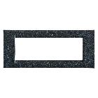 PLACCA VIRNA - IN TECNOPOLIMERO FINITURA LUCIDA - 6 POSTI - ARDESIA METALLIZZATO - SYSTEM product photo