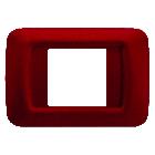 PLACCA TOP SYSTEM - IN TECNOPOLIMERO FINITURA LUCIDA - 2 POSTI - AMARANTO CLASSICO - SYSTEM product photo