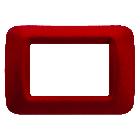 PLACCA TOP SYSTEM - IN TECNOPOLIMERO FINITURA LUCIDA - 3 POSTI - AMARANTO CLASSICO - SYSTEM product photo