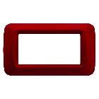 PLACCA TOP SYSTEM - IN TECNOPOLIMERO FINITURA LUCIDA - 4 POSTI - AMARANTO CLASSICO - SYSTEM product photo