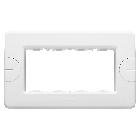 PLACCA COMPACT - AUTOPORTANTE - 4 POSTI - BIANCO NUVOLA - SYSTEM product photo