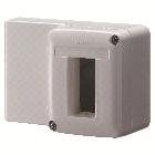 SCATOLA PORTAPPARECCHI SYSTEM - PER MINICANALI - 1 POSTO - BIANCO RAL 9010 product photo