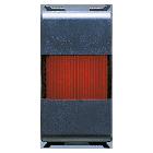 SPIA DI SEGNALAZIONE - 12/24/250 V - SINGOLA - ROSSA - 1 MODULO - PLAYBUS product photo