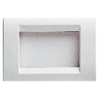 PLACCA PLAYBUS - IN TECNOPOLIMERO - FINITURA LUCIDA - 18 POSTI (6+6+6 SOVRAPPOSTI) - BIANCO NUVOLA - PLAYBUS product photo