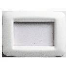 PLACCA PLAYBUS YOUNG - IN TECNOPOLIMERO - FINITURA SATINATA - 4 POSTI - BIANCO NUVOLA - PLAYBUS product photo