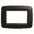 PLACCA PLAYBUS YOUNG - IN TECNOPOLIMERO - FINITURA SATINATA - 6 POSTI - NERO TONER - PLAYBUS product photo