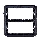 SUPPORTO IN MATERIALE ISOLANTE PER INSTALLAZIONE PLACCHE PLAYBUS/PLAYBUS YOUNG - 8 POSTI (4+4 SOVRAPPOSTI) - BLU - PLAYBUS product photo