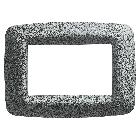 PLACCA PLAYBUS YOUNG - IN TECNOPOLIMERO VERNICIATO - FINITURA SATINATA - 4 POSTI - TITANIO - PLAYBUS product photo