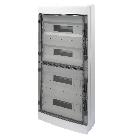 QUADRO DI DISTRIBUZIONE CON PANNELLI FINESTRATI E TELAIO ESTRAIBILE - PREDISPOSTO PER ALLOGGIAMENTO MORSETTIERE - (18X4) 72M IP65 product photo
