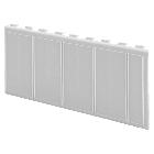 PROFILO COPRIMODULI IN MATERIALE PLASTICO - COLORE GRIGIO RAL 7035 product photo