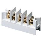 Morsettiera multipolare - fissaggio a pressione - sezione 4x4 mm² product photo