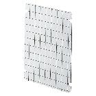 PIASTRA DI FONDO IN MATERIALE ISOLANTE 200X254 product photo