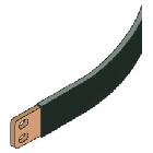 Coppia di bandelle flessibili lunghezza 2 metri - 400a - 5x20x1 product photo