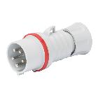 SPINA MOBILE DIRITTA HP - IP44/IP54 - 3P+N+T 16A 380-415V 50/60HZ - ROSSO - 6H - CABLAGGIO RAPIDO product photo