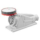 Presa fissa da parete a 90° - ip67 - 3p+t 63a 380-415v 50/60hz - rosso - 6h - cablaggio a vite product photo