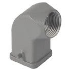 CUSTODIA STANDARD - 21X21 - MOBILE - 2 PIOLI - USCITA ORIZZONTALE - PG11 - 250V - METALLO product photo