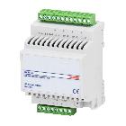 BOOSTER PER ATTUATORI DIMMER LED CVD - 4x10A - IP20 - 4 MODULI DIN product photo