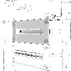 PANNELLO FINESTRATO - CON GUIDA DIN - QDX - 24 MODULI - 600X150MM product photo