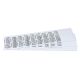 Tessera Cavi FLAT in PVC Bianco 15x4 mm confezione da 3240 pezzi product photo Photo 01 2XS