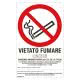 Cartello 'vietato fumare' in PVC 170x280 mm -  1 pezzo product photo Photo 01 2XS