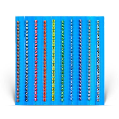 Stecche Grandi 3 mm Codice Colore da  0 a 9 - 10 stecche = 1 blister product photo Photo 01 3XL